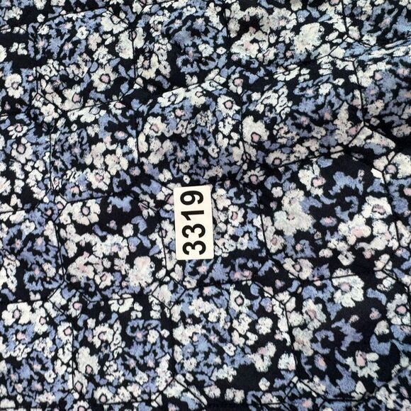 J Jill Jacket Womens 2X Blue Quilted Floral Button Up Granny Boho Long Sleeve - Picture 11 of 13